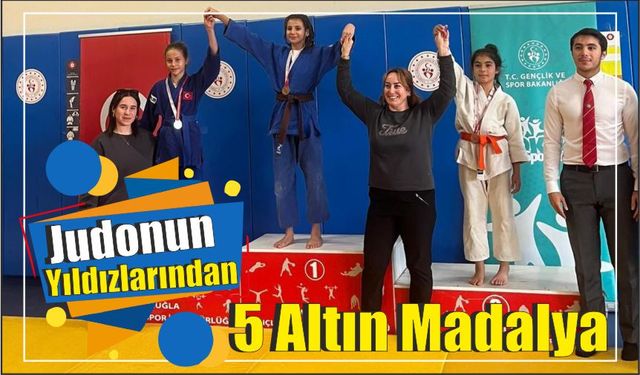 Judonun Yıldızlarından 5 Altın Madalya