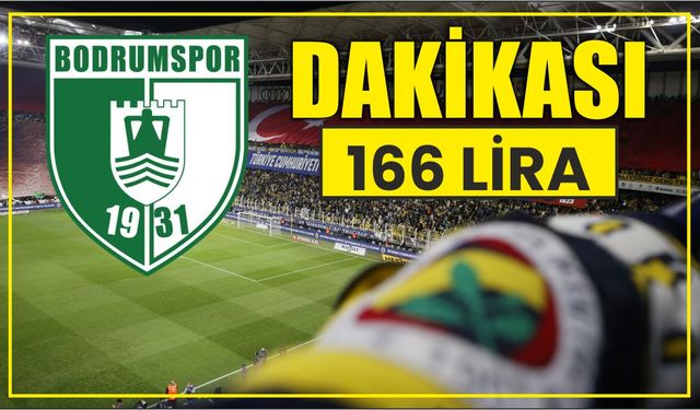 Dakikası 166 lira