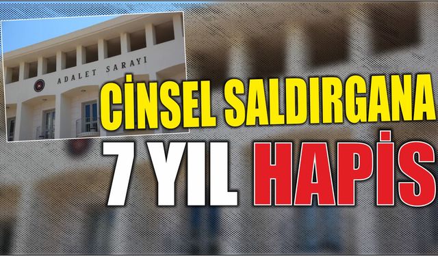 Cinsel Saldırgana 7 Yıl Hapis