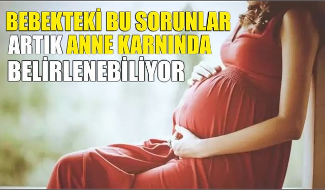 BEBEKTEKİ BU SORUNLAR ARTIK ANNE KARNINDA BELİRLENEBİLİYOR