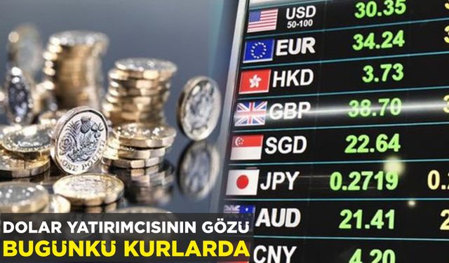 DOLAR YATIRIMCISININ GÖZÜ BUGÜNKÜ KURLARDA