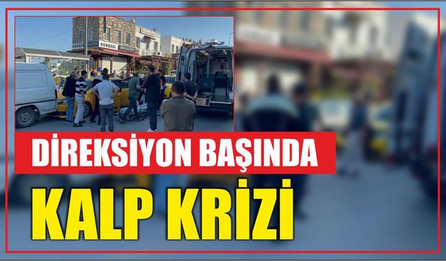 Direksiyon başında kalp krizi