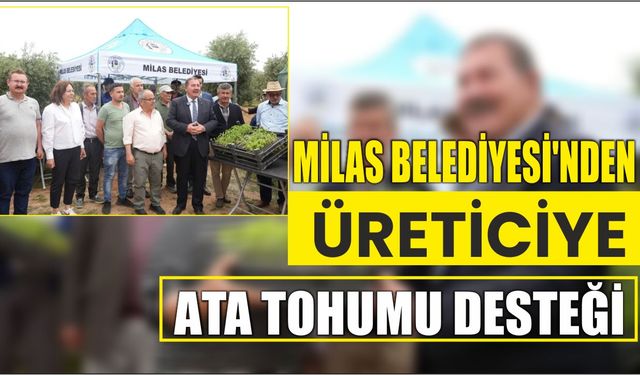 Milas Belediyesi’nden Üreticiye Ata Tohumu Desteği