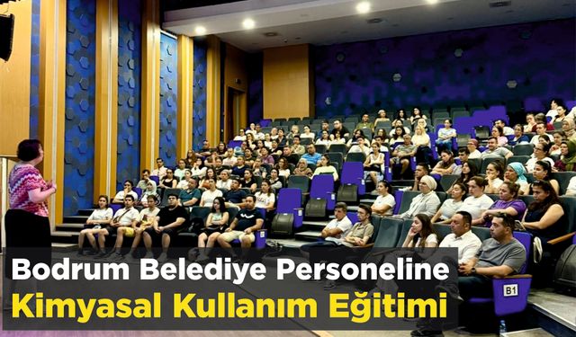 Bodrum Belediye Personeline Kimyasal Kullanım Eğitimi