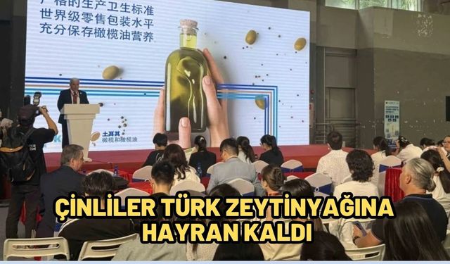 Çinliler Türk zeytinyağına hayran kaldı