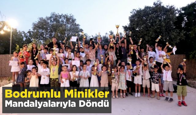 Bodrumlu Minikler Mandalyalarıyla Döndü