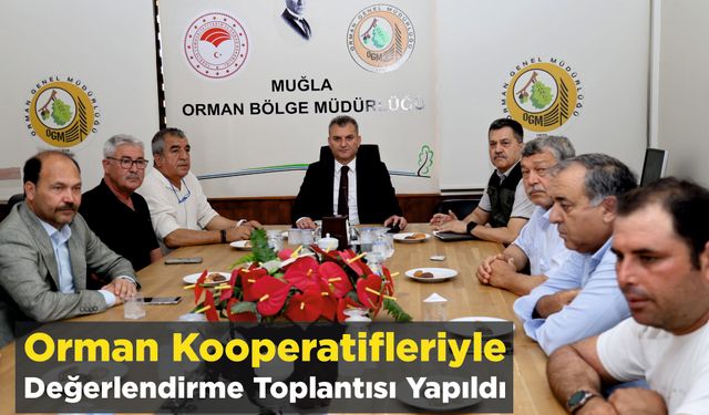 Orman Kooperatifleriyle Değerlendirme Toplantısı Yapıldı