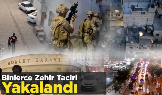 Binlerce Zehir Taciri Yakalandı