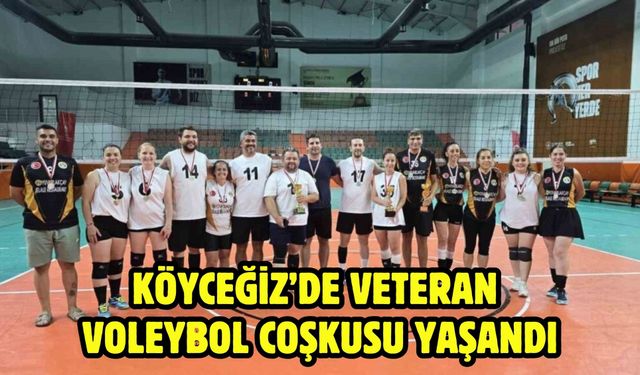 Köyceğiz’de Veteran Voleybol Coşkusu Yaşandı