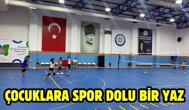 Çocuklara Spor Dolu Bir Yaz