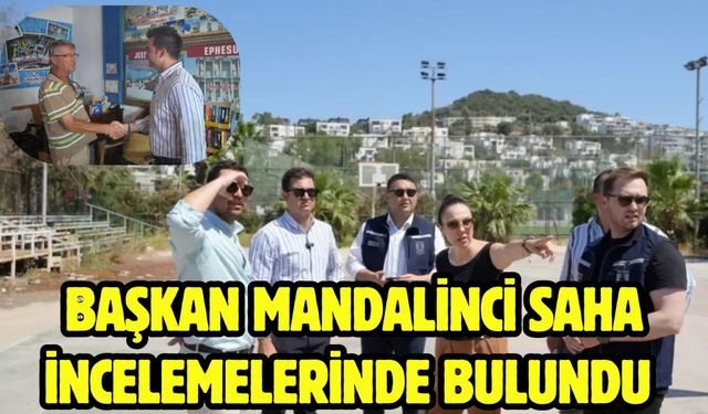 Başkan Mandalinci saha incelemelerinde bulundu
