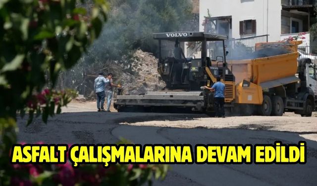 Asfalt Çalışmalarına Devam Edildi