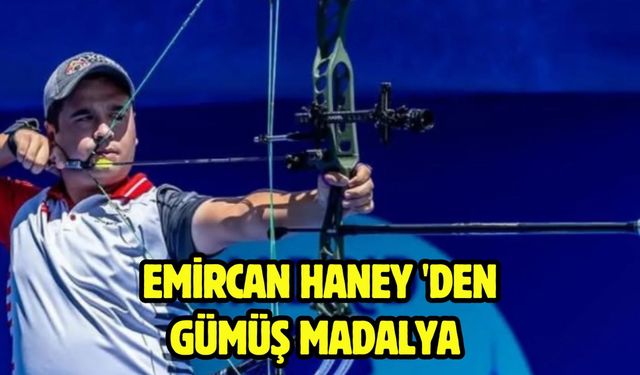 EMİRCAN HANEY 'DEN GÜMÜŞ MADALYA