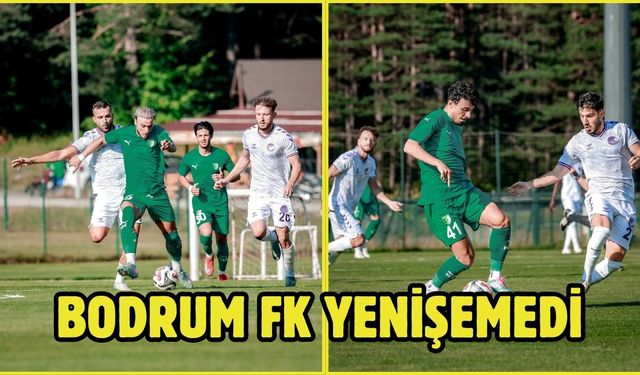 Bodrum FK yenişemedi