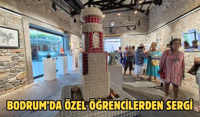 Bodrum’da Özel Öğrencilerden Sergi