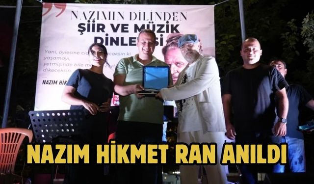 NAZIM HİKMET RAN ANILDI
