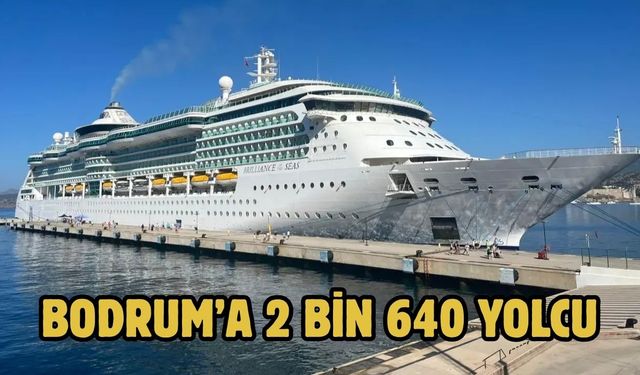 Bodrum’a 2 bin 640 yolcu geldi
