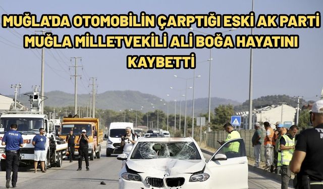 Muğla'da otomobilin çarptığı eski AK Parti Muğla Milletvekili Ali Boğa hayatını kaybetti