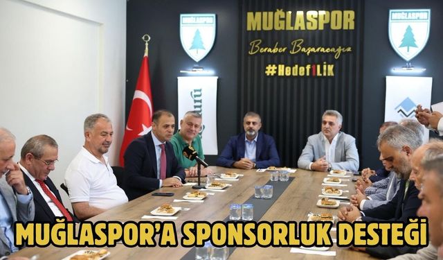 Muğlaspor’a Sponsorluk Desteği