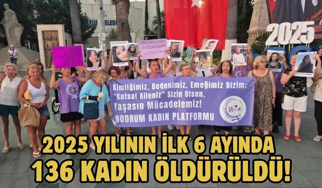 2025 yılının ilk 6 Ayında 136 Kadın Öldürüldü!