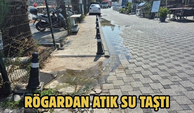 Rögardan atık su taştı