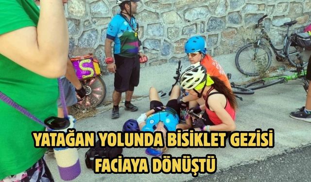 Yatağan yolunda bisiklet gezisi faciaya dönüştü