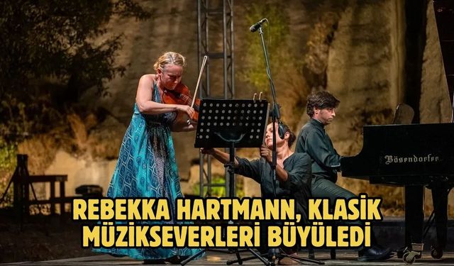 Rebekka Hartmann, klasik müzikseverleri Büyüledi
