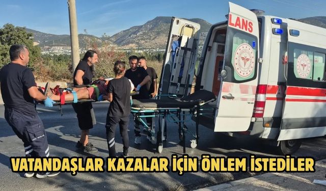 Vatandaşlar Kazalar için Önlem İstediler