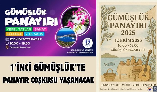 1’inci Gümüşlük’te Panayır coşkusu yaşanacak