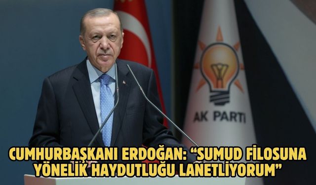 Cumhurbaşkanı Erdoğan: “Sumud Filosuna yönelik haydutluğu lanetliyorum”