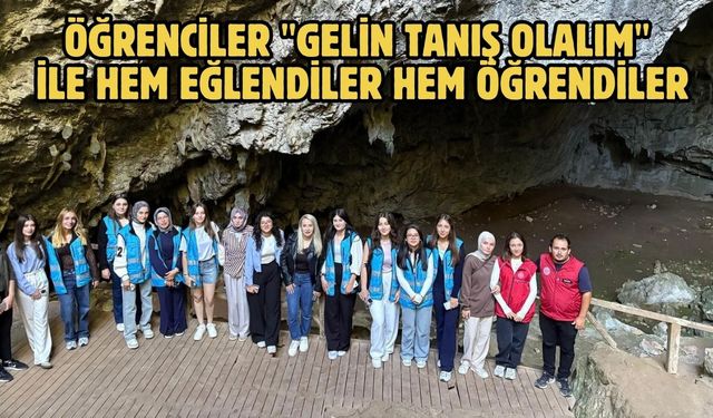 Öğrenciler "Gelin tanış olalım" ile hem eğlendiler hem öğrendiler