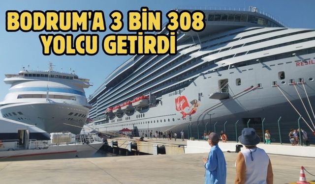 Bodrum'a 3 bin 308 yolcu getirdi