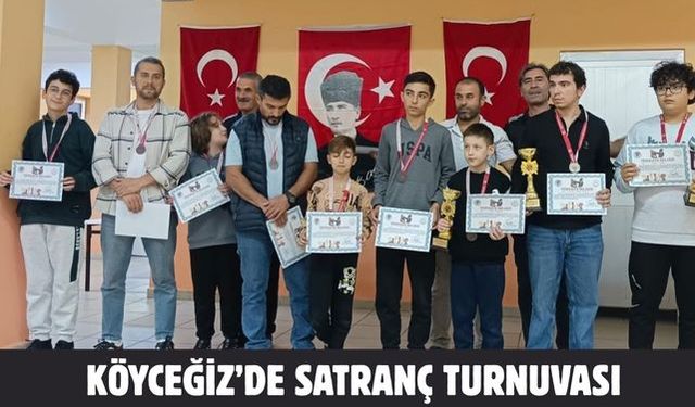 Köyceğiz’de satranç turnuvası