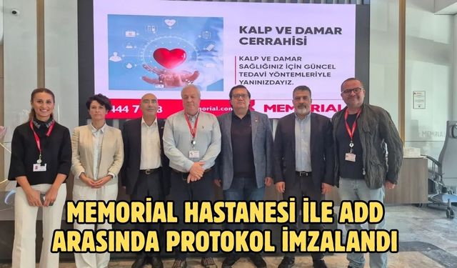 Memorial Hastanesi ile ADD Arasında Protokol İmzalandı