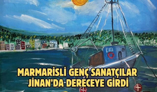 MARMARİSLİ GENÇ SANATÇILAR JİNAN’DA DERECEYE GİRDİ