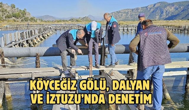 Köyceğiz Gölü, Dalyan ve İztuzu’nda denetim