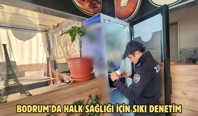 Bodrum’da halk sağlığı için sıkı denetim