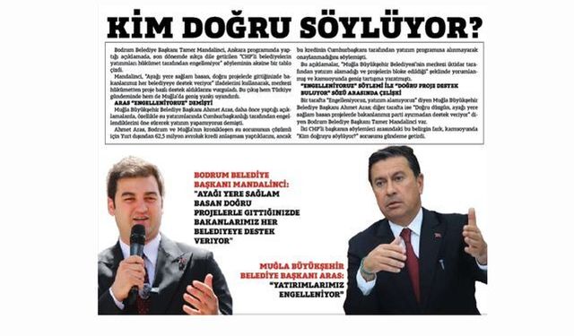 KİM DOĞRU SÖYLÜYOR