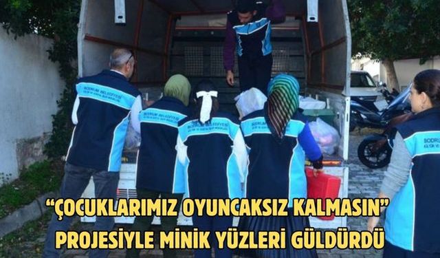 “ÇOCUKLARIMIZ OYUNCAKSIZ KALMASIN” PROJESİYLE MİNİK YÜZLERİ GÜLDÜRDÜ