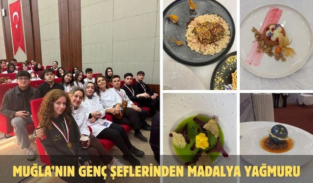 Muğla'nın genç şeflerinden madalya yağmuru