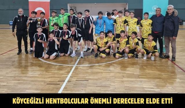Köyceğizli hentbolcular önemli dereceler elde etti
