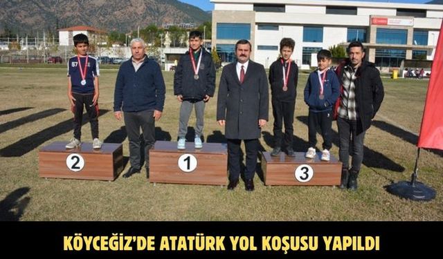 Köyceğiz’de Atatürk yol koşusu yapıldı