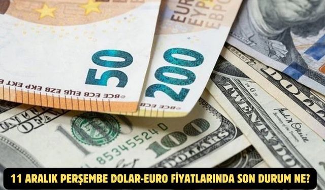 11 ARALIK PERŞEMBE DOLAR-EURO FİYATLARINDA SON DURUM NE?