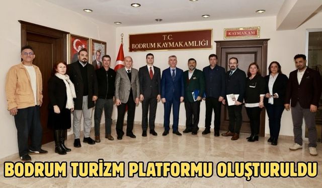 Bodrum Turizm Platformu oluşturuldu