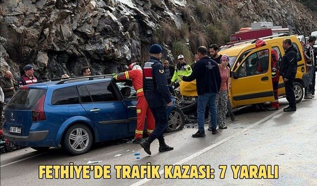 Fethiye’de trafik kazası: 7 yaralı