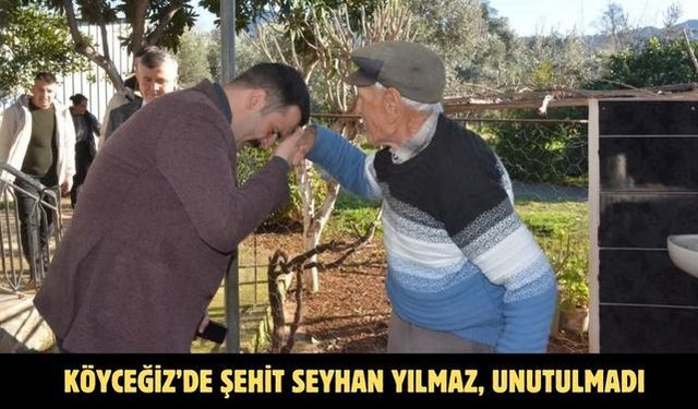 Köyceğiz’de Şehit Seyhan Yılmaz, unutulmadı