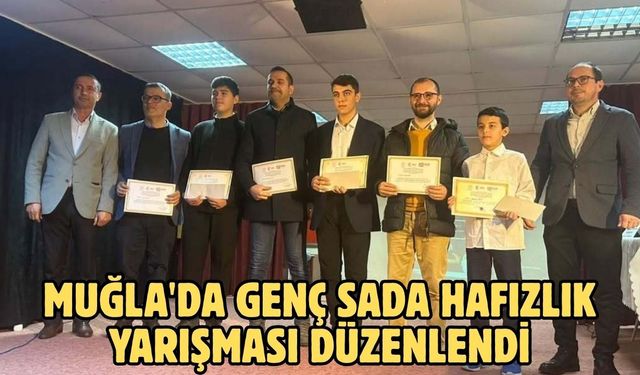 Muğla'da Genç Sada Hafızlık Yarışması düzenlendi