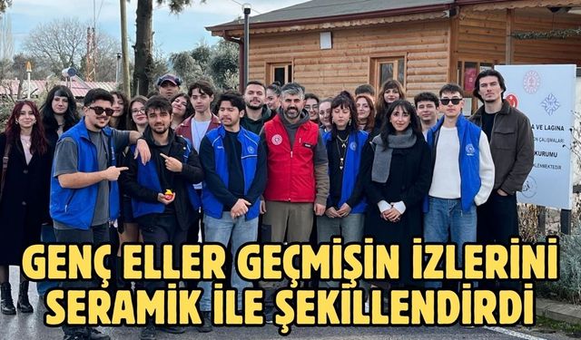 Genç eller geçmişin izlerini seramik ile şekillendirdi