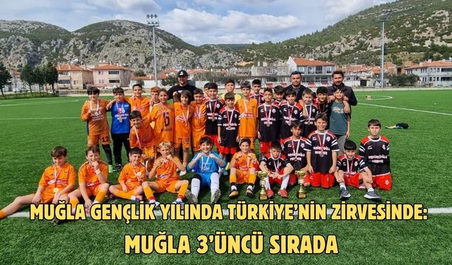 MUĞLA GENÇLİK YILINDA TÜRKİYE’NİN ZİRVESİNDE: MUĞLA 3’ÜNCÜ SIRADA