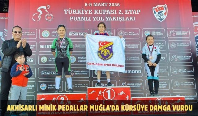 Akhisarlı minik pedallar Muğla’da kürsüye damga vurdu